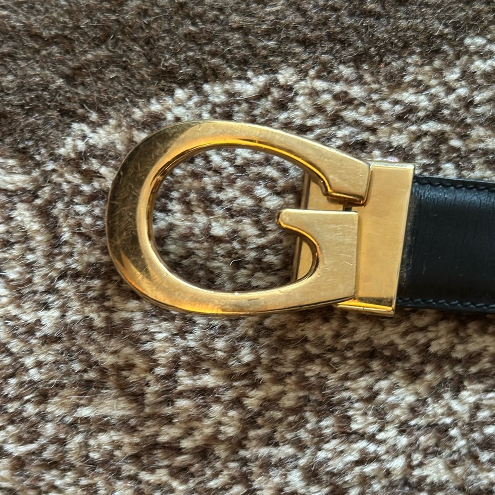 Vintage Reversible Black and Brown Gucci Belt Size 36